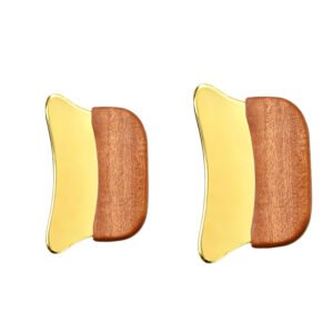 Premium Zinc Alloy IASTM Fascia Knife | Ergonomic Muscle Scraper with Thickened African Wood Grip for Full-Body Myofascial Release & Wholesale